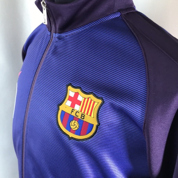 FC Barcelona Nike Full Zip Training Jacket - Picture 7 of 11